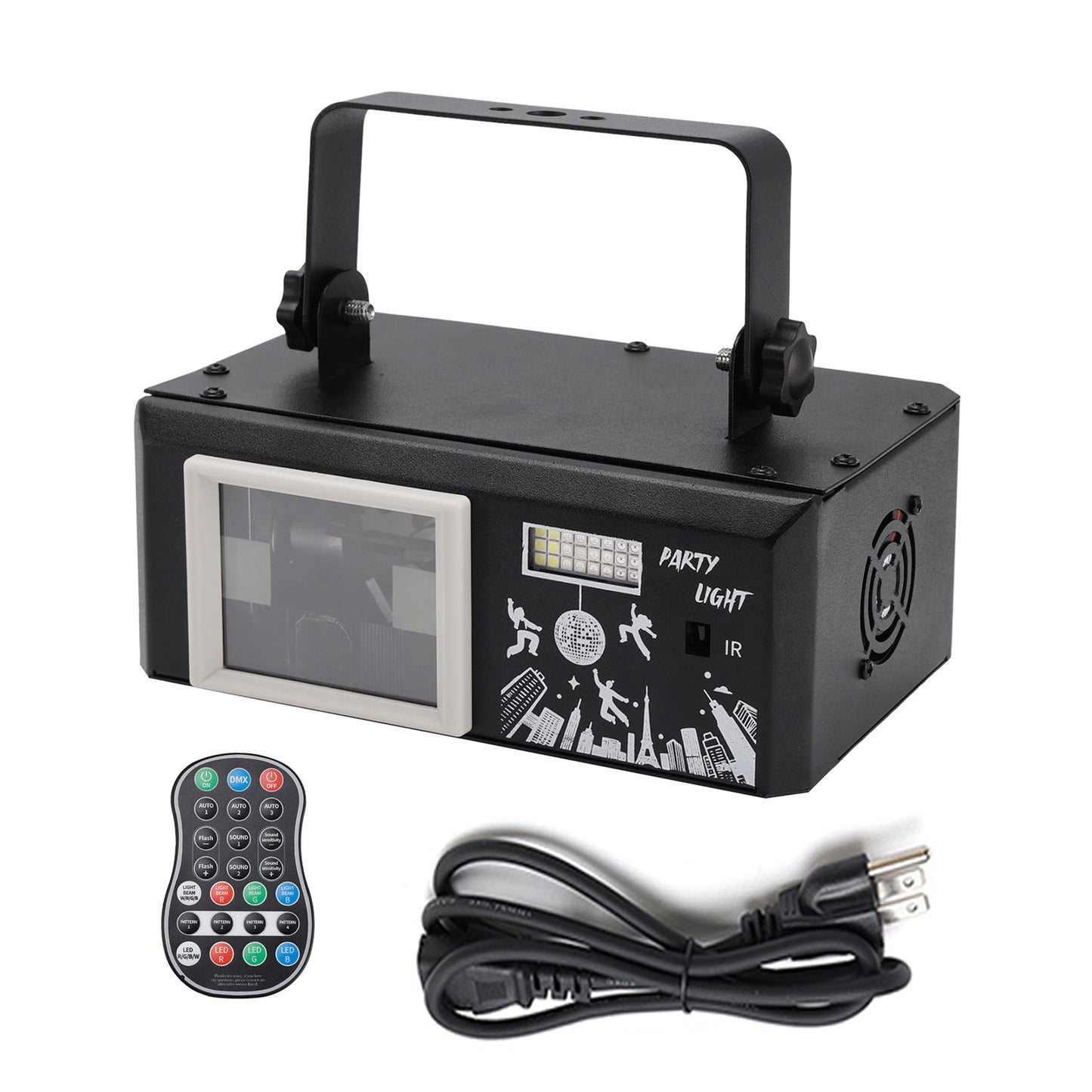 6IN1 Stage Laser Light Disco Party LED UV Stage Lighting System Club Stage Light