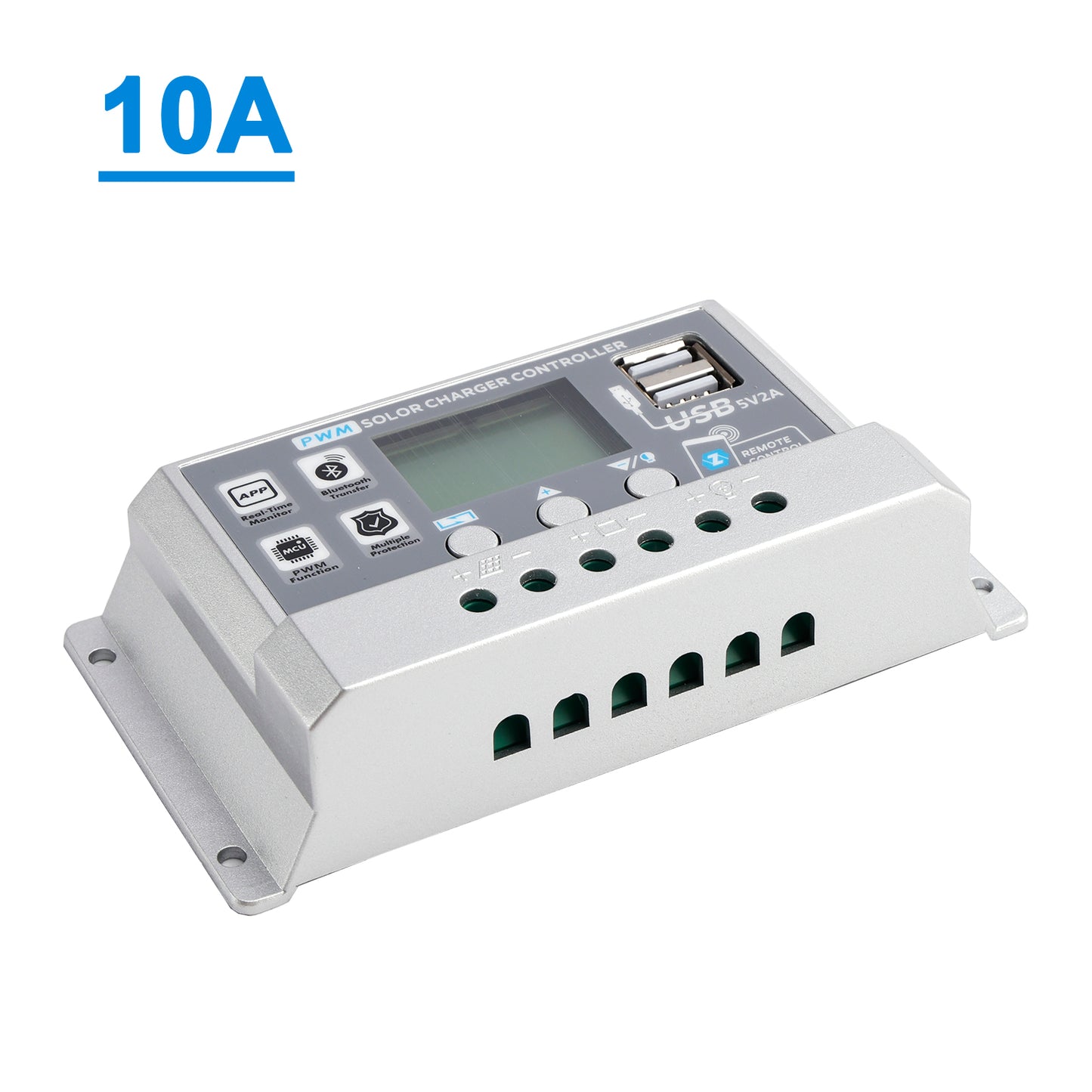 10A PWM Solar Controller Mobile APP Intelligent Control 12V24V Solar Controller