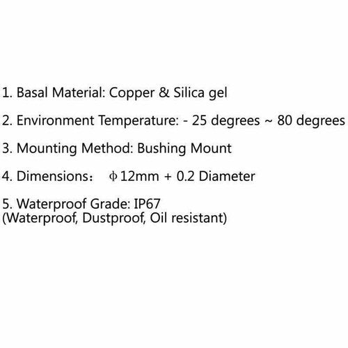 4x Car Toggle Switch Boot 12mm Rubber Waterproof Cover Cap IP67 T700-1 Red