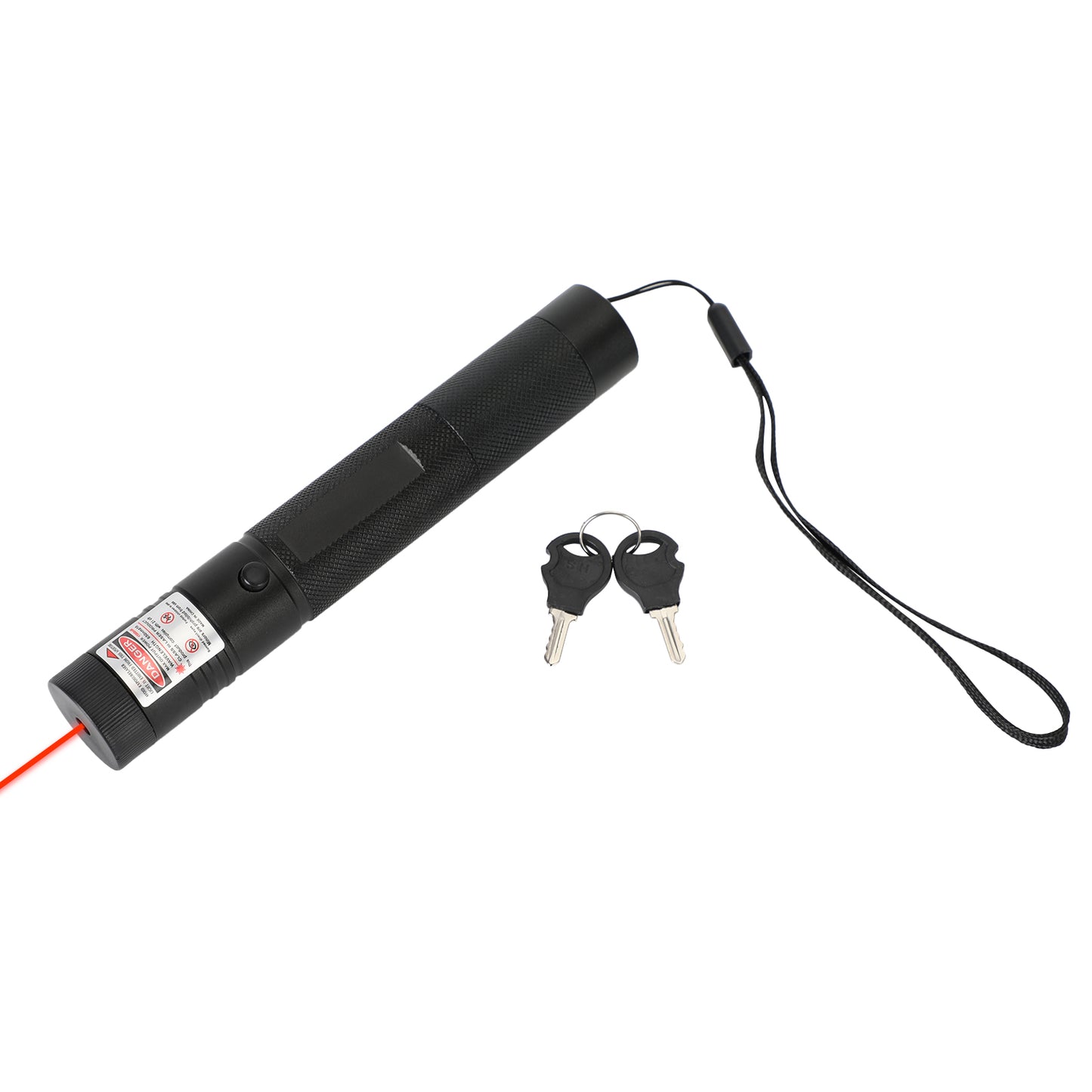 Rechargeable 900Miles Red/Green Laser Pointer Lazer Pen 650nm/532nm Visible Beam, Red