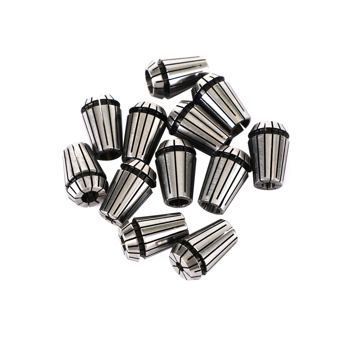 12Pcs ER20 Spring Collet Set For CNC Milling Lathe Tool Engraving Machine Steel