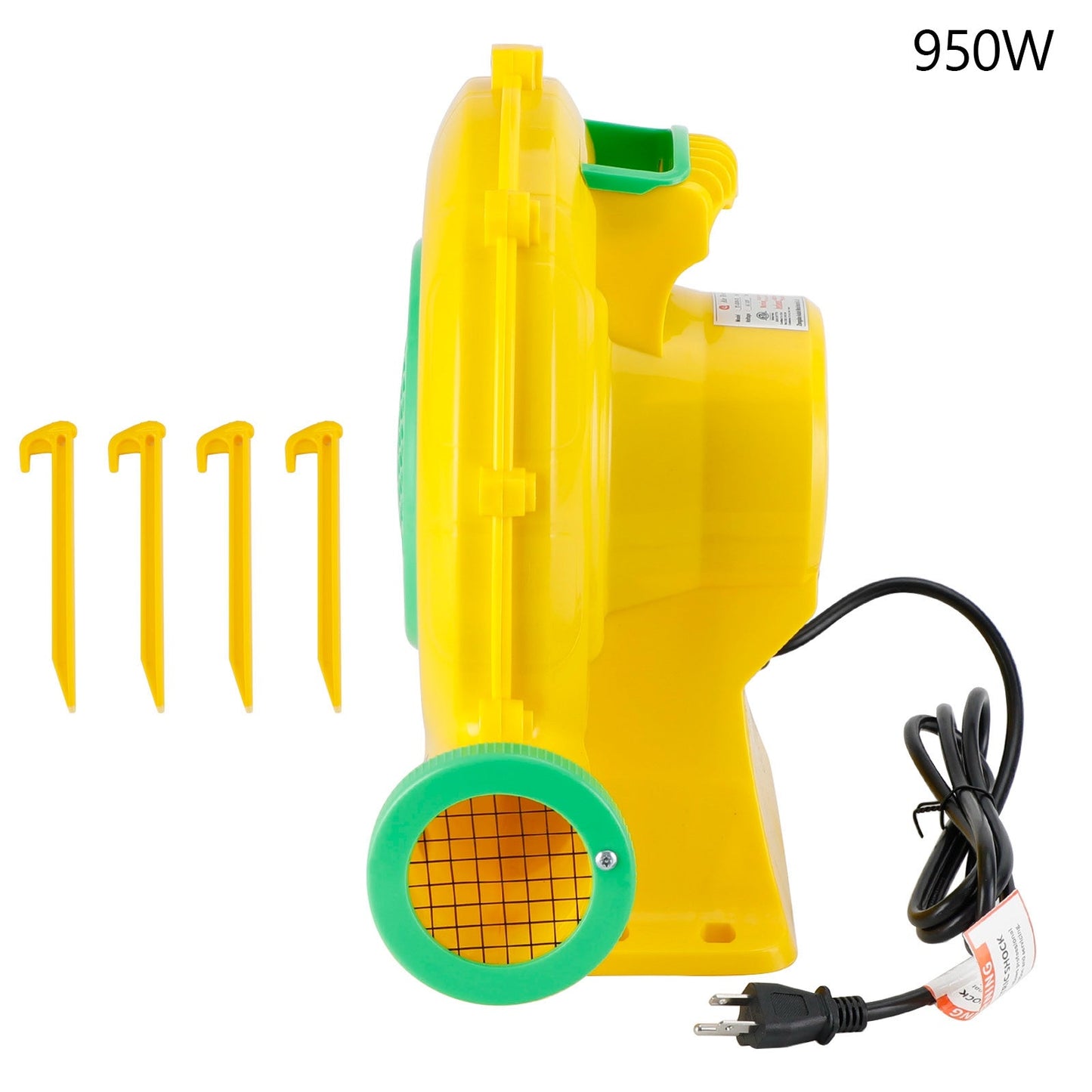 950 Watt Inflatable Bounce House Water slide Air Pump Blower Fan Inflatable castle