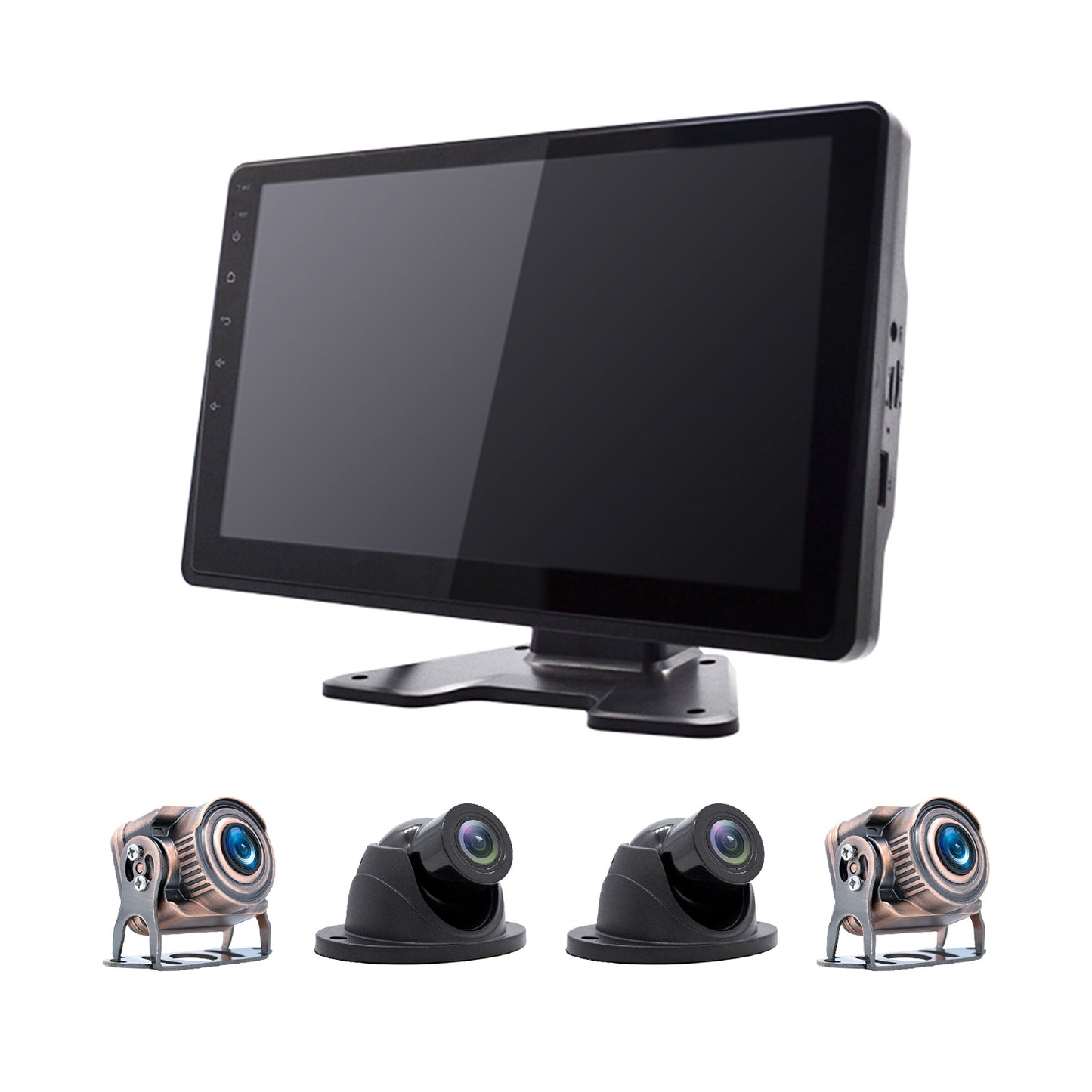 10.1inchMonitor DVR Driving Video Recorder Touch Screen GPS for RV Truck Bus Camera