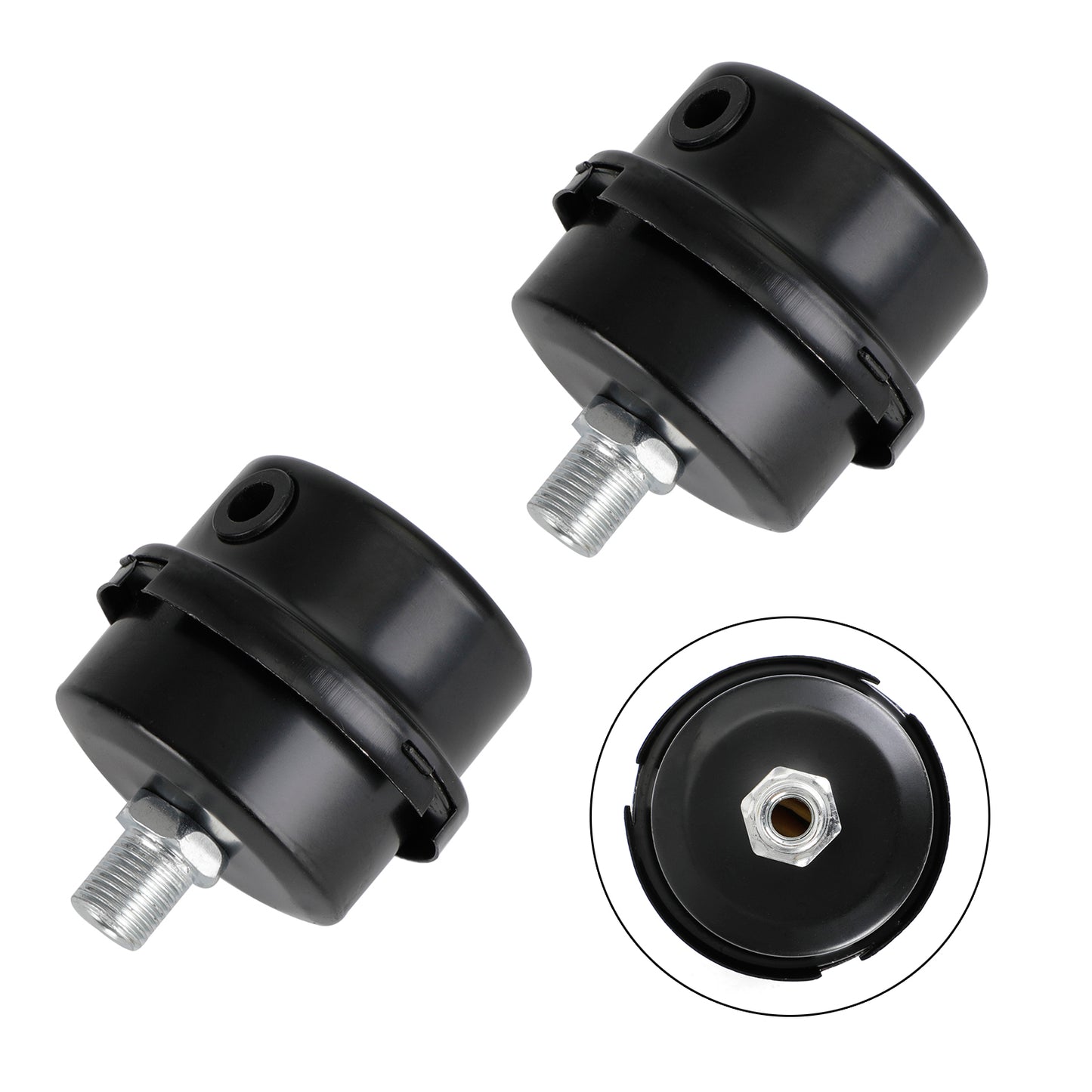 2Pcs Compressor Air Intake Filter 1/4" 13MM Paper For Air Compressor