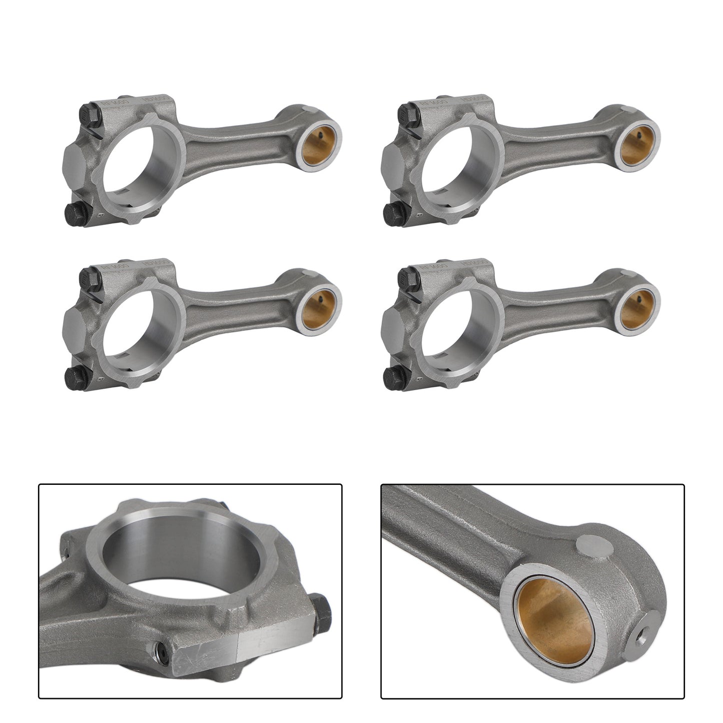 4Pcs Connecting Rod For Kubota Bobcat V2203 Tractor L3940DT Engine 17311-22010 W