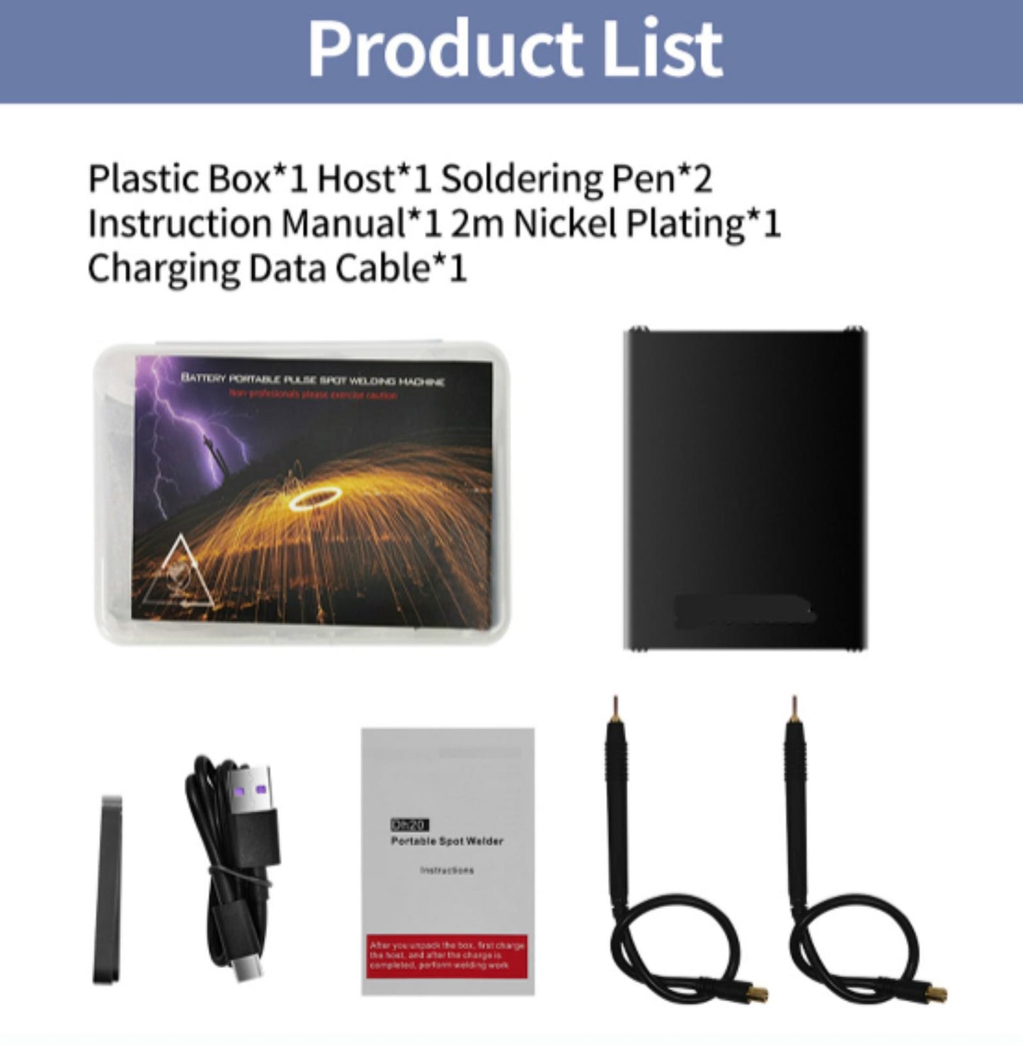 DIY Portable Mini Spot Welder Machine Welding Power With Pen For 18650 Battery