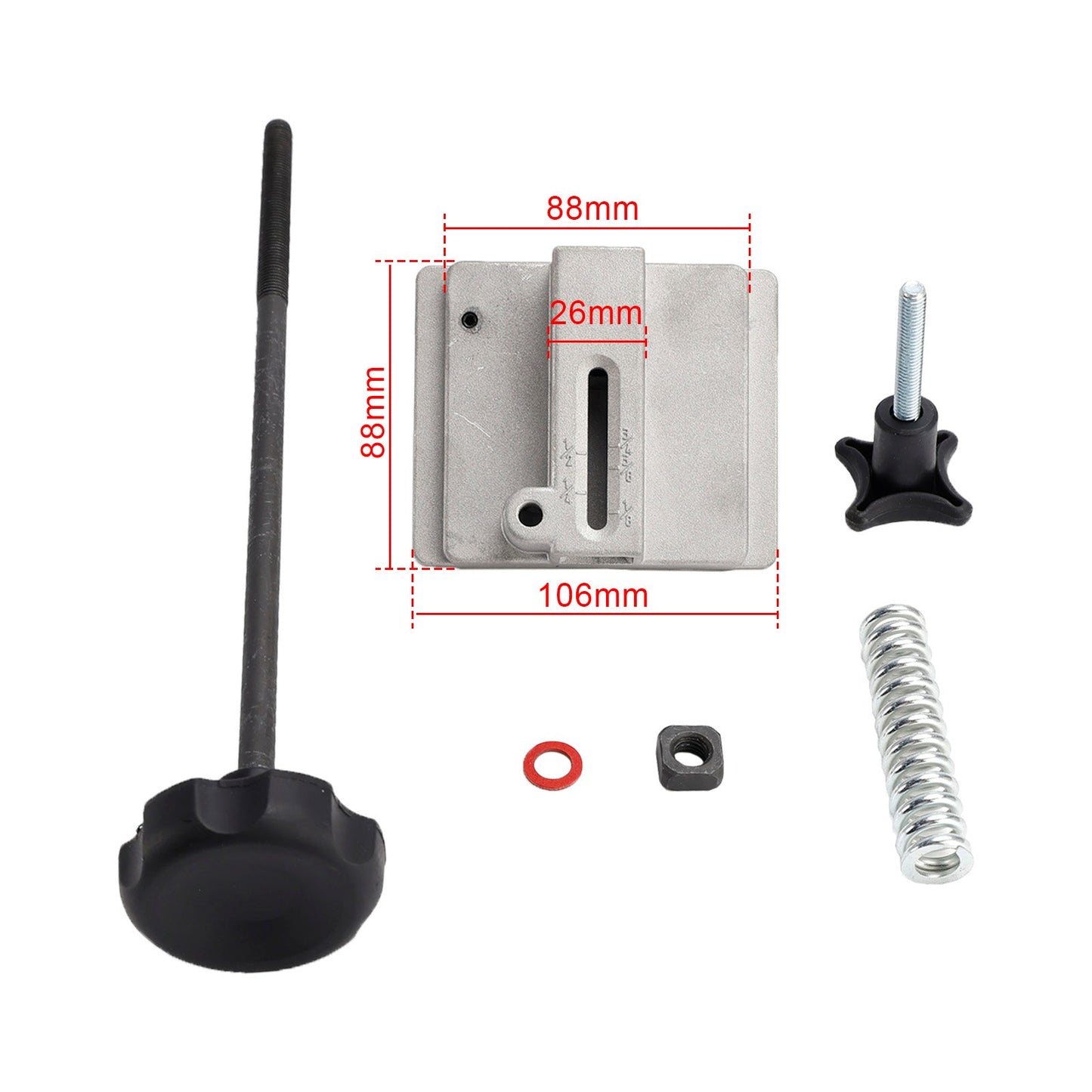 14inch Bandsaw Replacement Upper Wheel Tension Assembly a?? Iron Hinge, Delta/Powermatic Fit