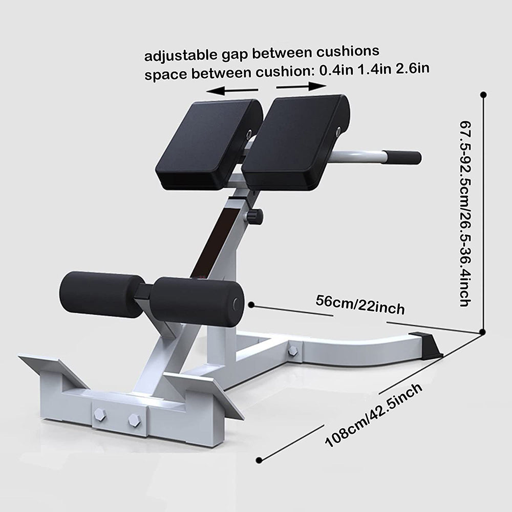 Adjustable Roman Chair – Back Extension & Core Exercise Bench for Home Gym