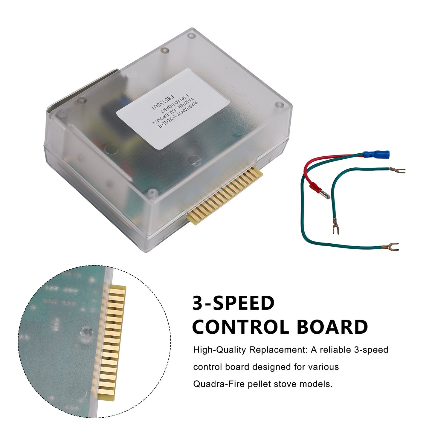 SRV7000-205/SRV7000-704 For Quadra-Fire Pellet 3 Speed Control Box Circuit Board
