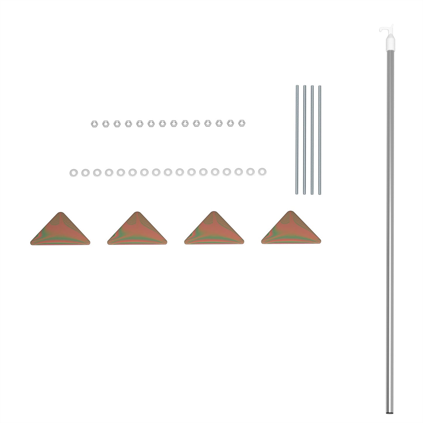 12-Step Folding Attic Ladder for 39.4" x 27.6" Opening, 660 lbs Capacity Wall-Mounted Pull-Down Loft Stairs, up to 9.84ft Floor Height (Black)