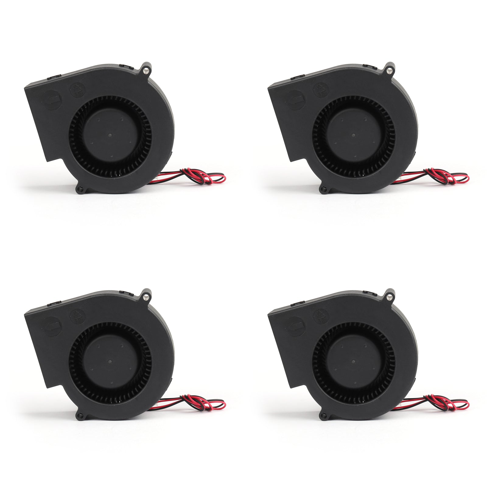 4Pcs DC Brushless Cooling PC Computer Fan 12V 9733s 97x97x33mm 0.5A 2 Pin Wire