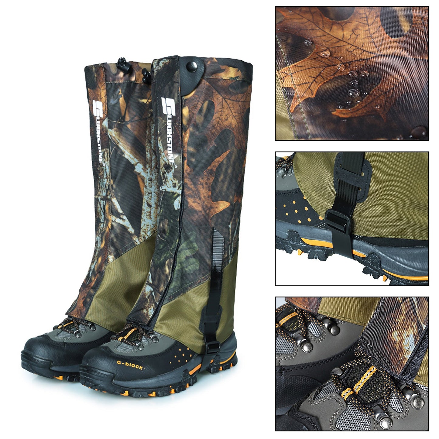 Outdoor Hiking Hunting Snow Waterproof Boot Cover Leg Gaiters