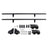6.6FT Round Tube Rolling Library Sliding Ladder Hardware Kit with Brake