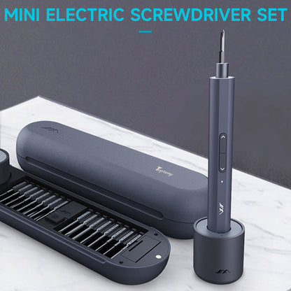 Mini Electric Screwdriver 360?? Shadowless Built-in LED Lights 30 Magnetic Drill Bits