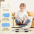 Sit+Spin 360° Sensory Spinning Seat Swivel Toy Kids elephant Wobble Chair Stool