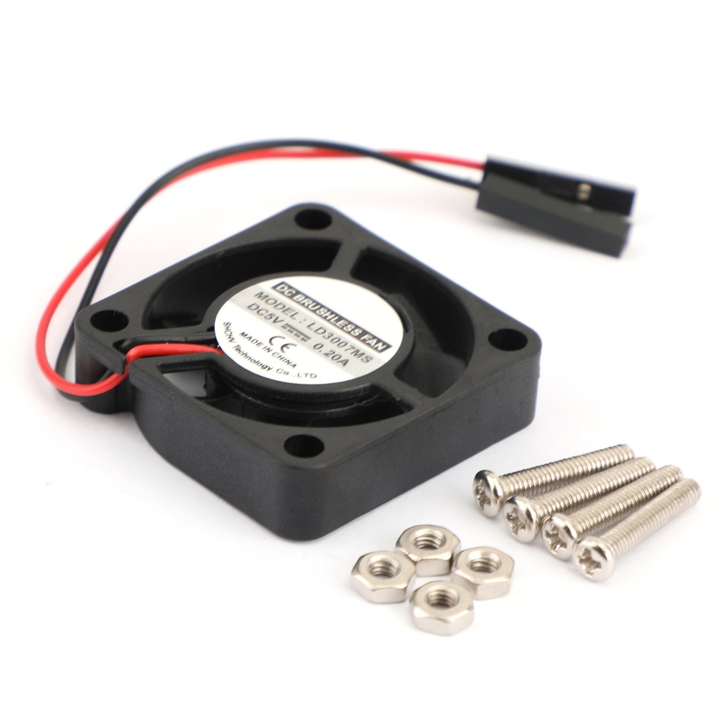 10x 2Pin 30MMx30MM 3007 5V Cooling Fan radiating For Raspberry Pi 2/3 Model B 4B