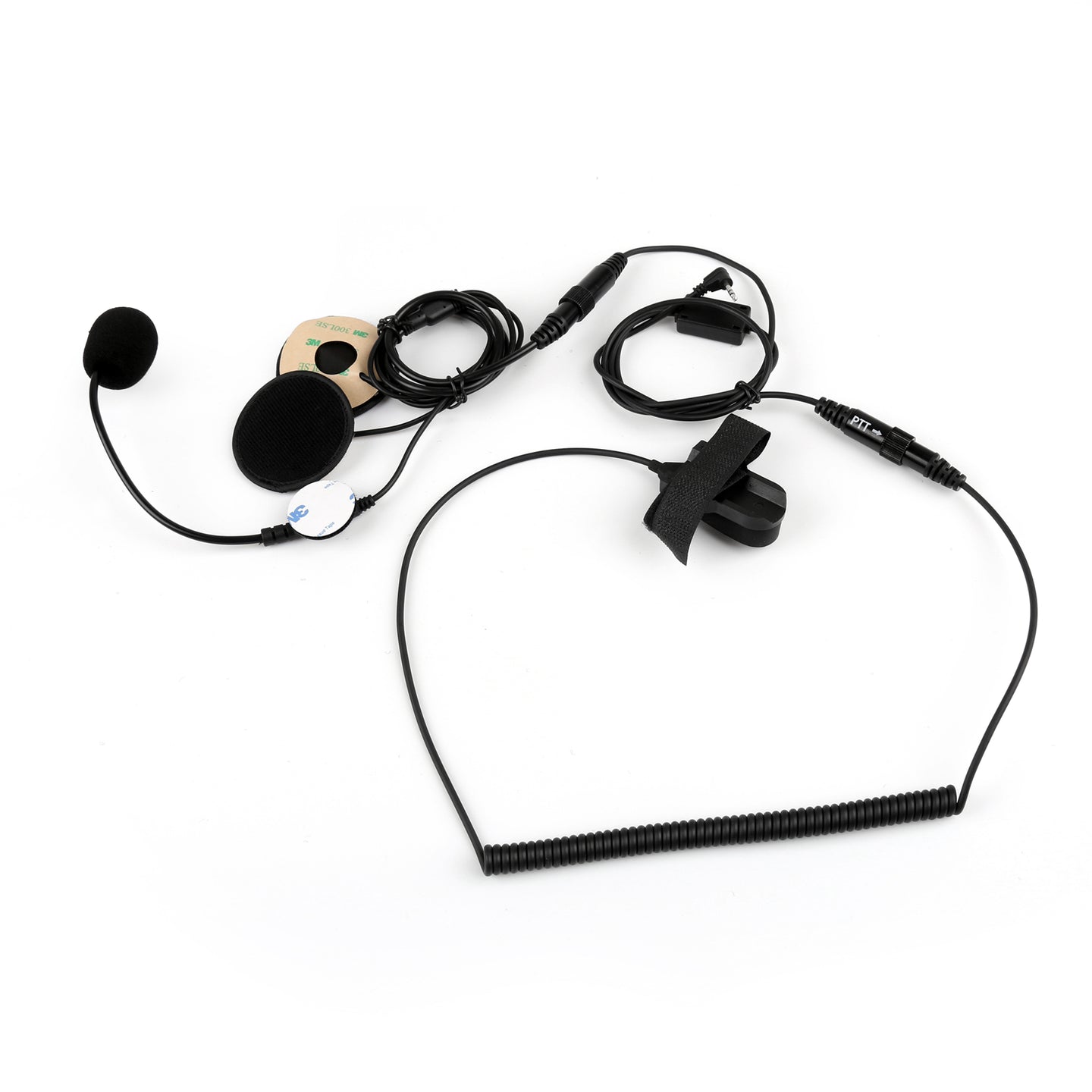 1Pcs 2.5mm Helmet Tactical Motorcycle Headset PTT For FR50 T270 Radio