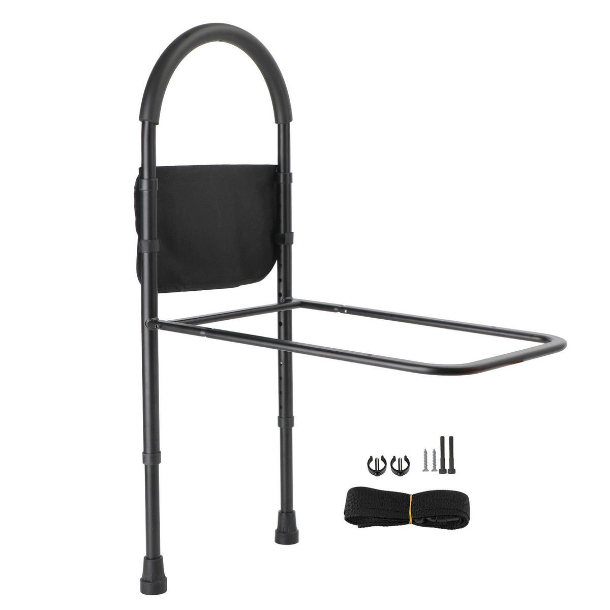 Foldable Bed Rail Safety Assist Handle Hand Guard Grab Bar Elderly Handicap