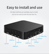 Android Smart TV Box 4K Ultra HD Network Media Player with 5G Dual-Band WiFi & Bluetooth, 8GB RAM 256GB ROM, Quad-Core CPU, Screen Mirroring Support