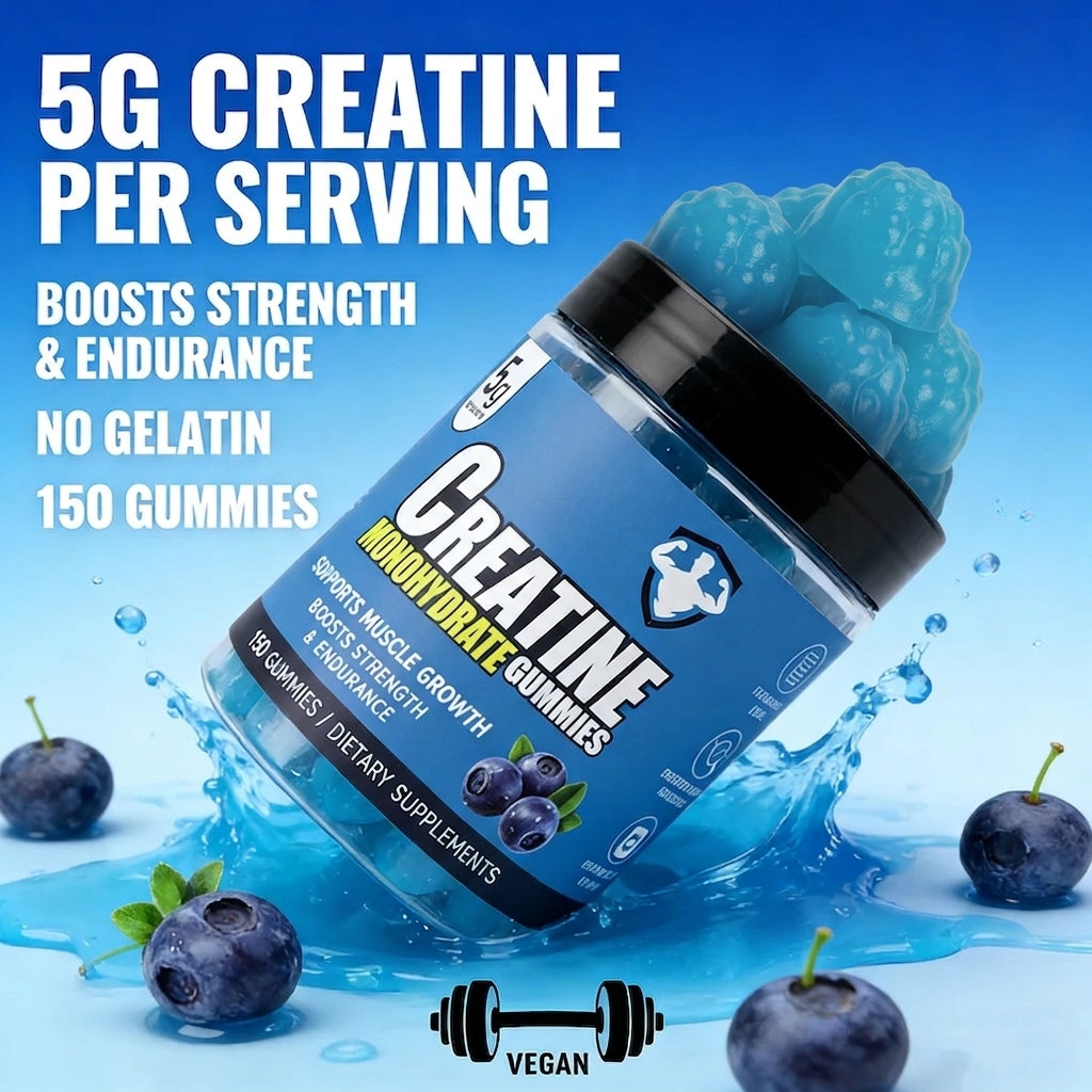 Topteng  Blueberry-flavored Creatine Monohydrate Gummies