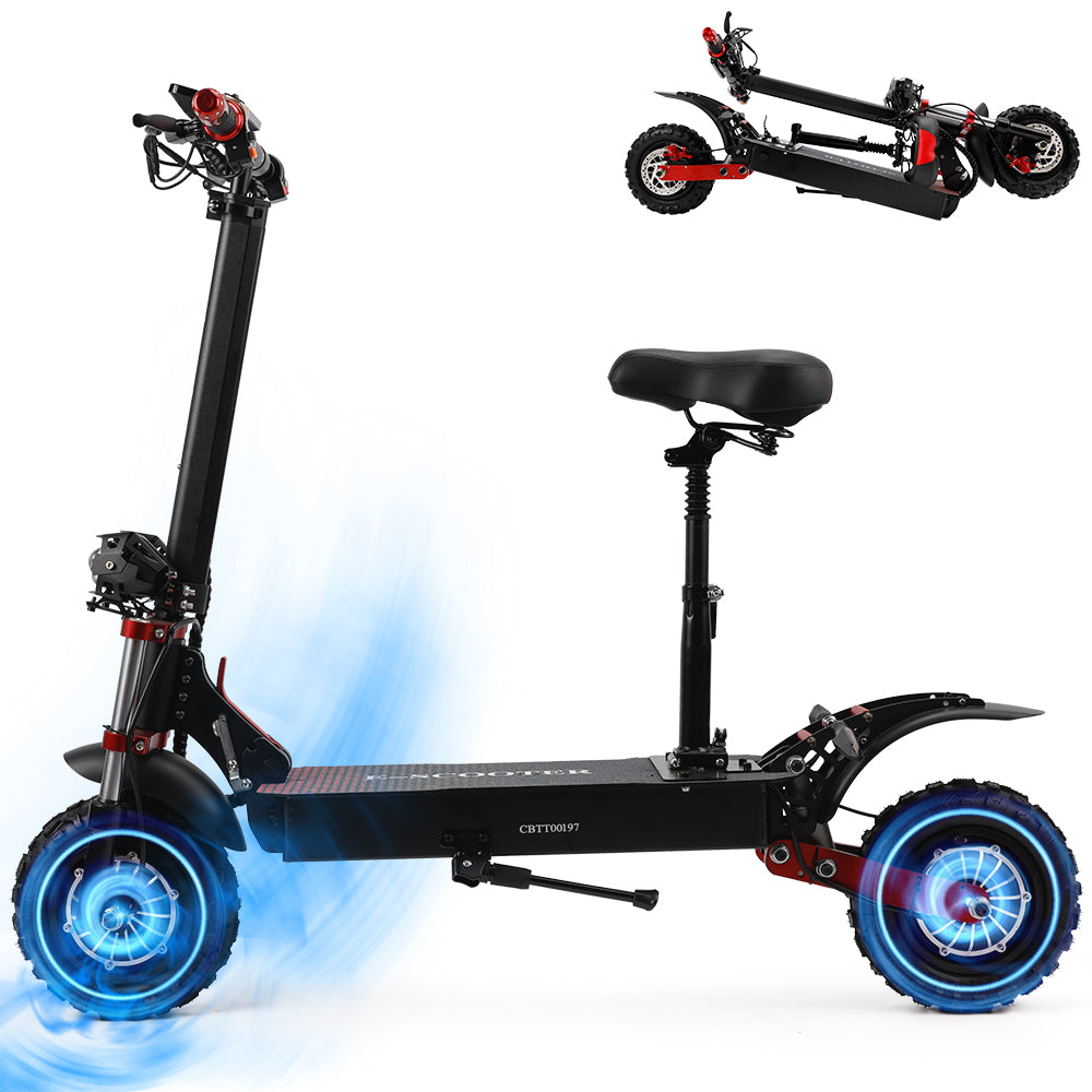 2000W 21ah off-road alloy electric scooter for adult，With large display screen,  Dual drive 12" tires (Copy)