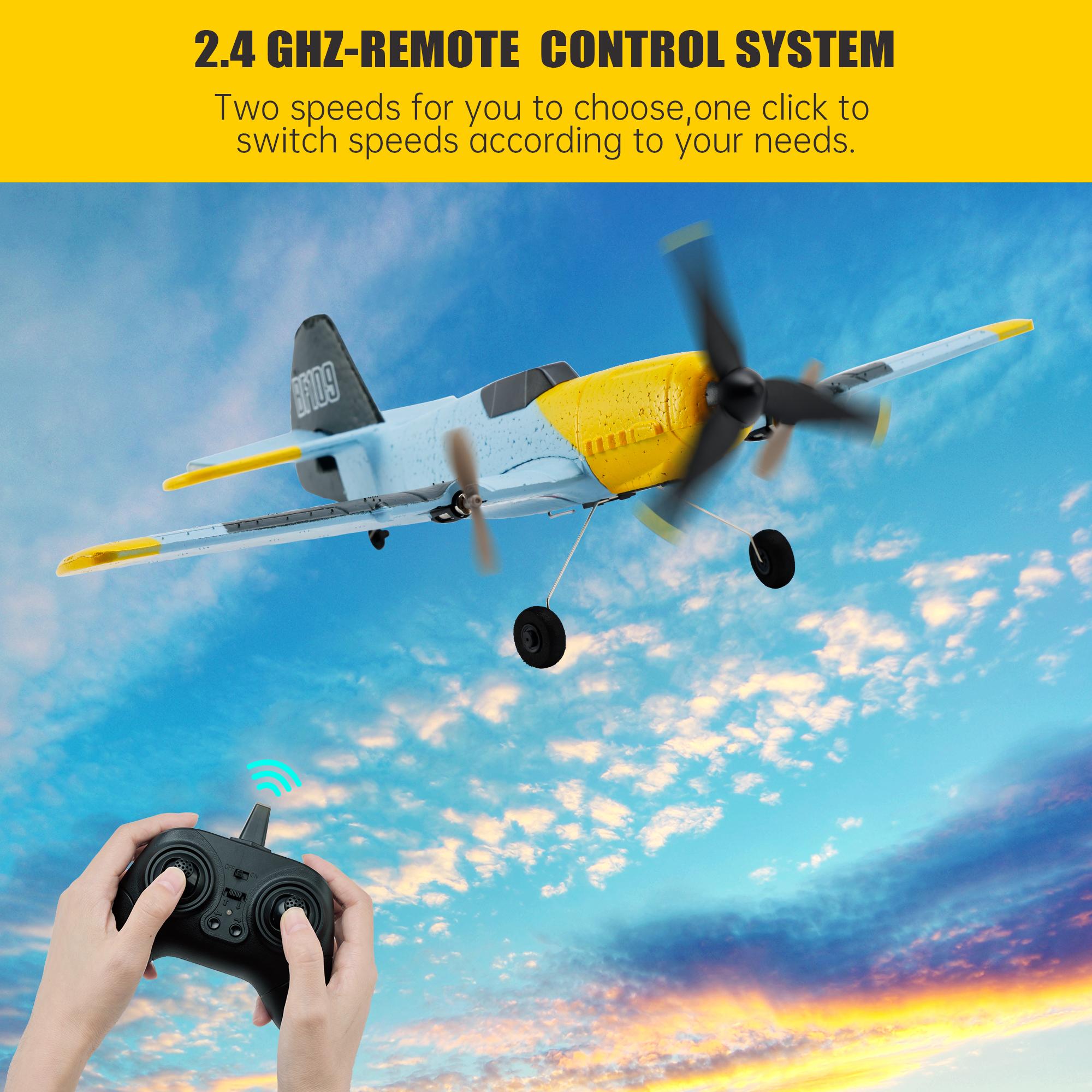 RC Fighter Airplane Collection – BF-109 & P-51 Mustang Models
