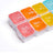 14-Compartment Pill Organizer with 4 Daily Reminder Alarms
