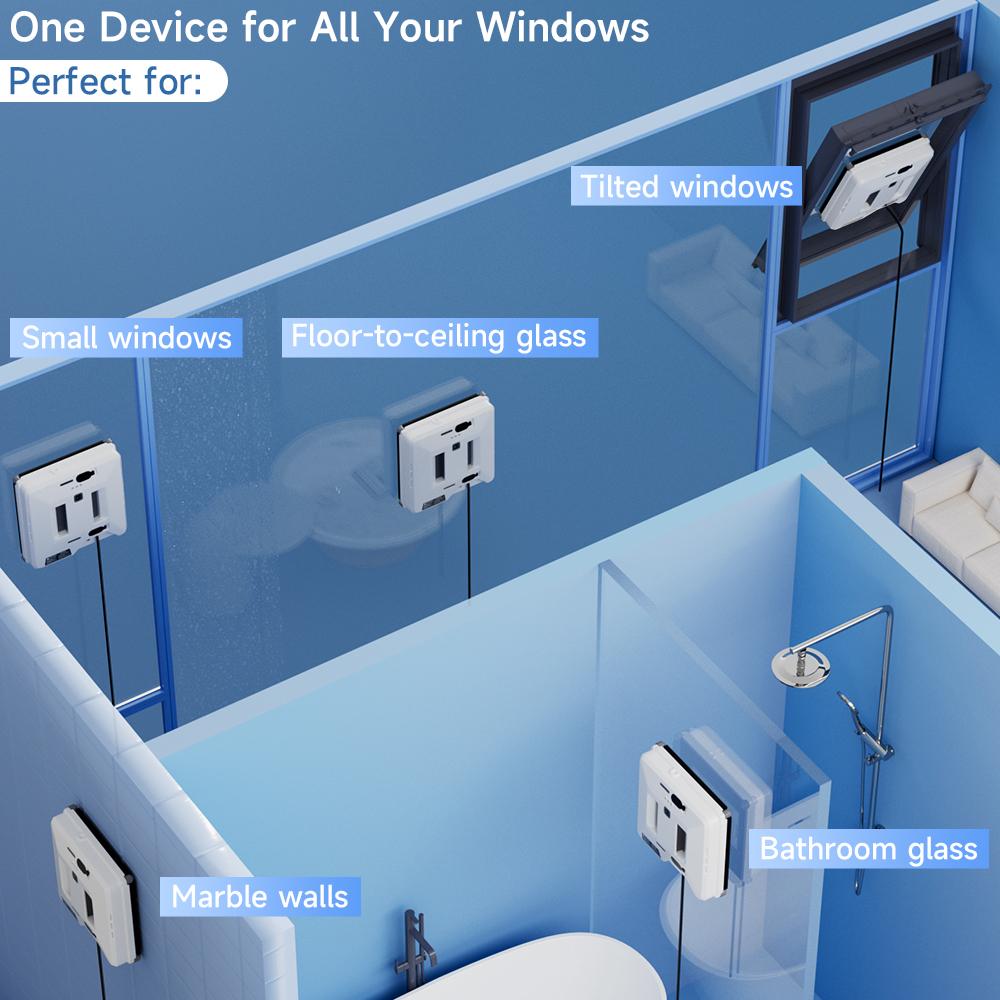 Hands-Free Smart Window Cleaning Robot