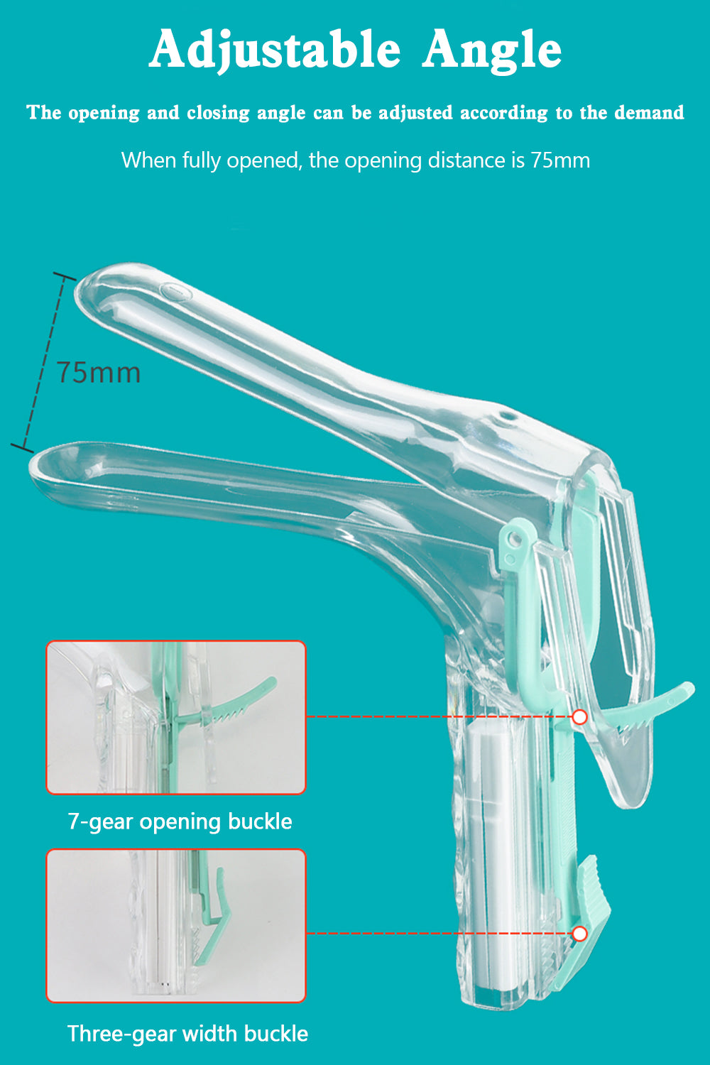LED Female Privates Vaginal Speculum Illuminated Vaginal Expander With Light (Copy)
