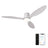 52inch 3 Blade Hugger Indoor Ceiling Fan with Remote Control
