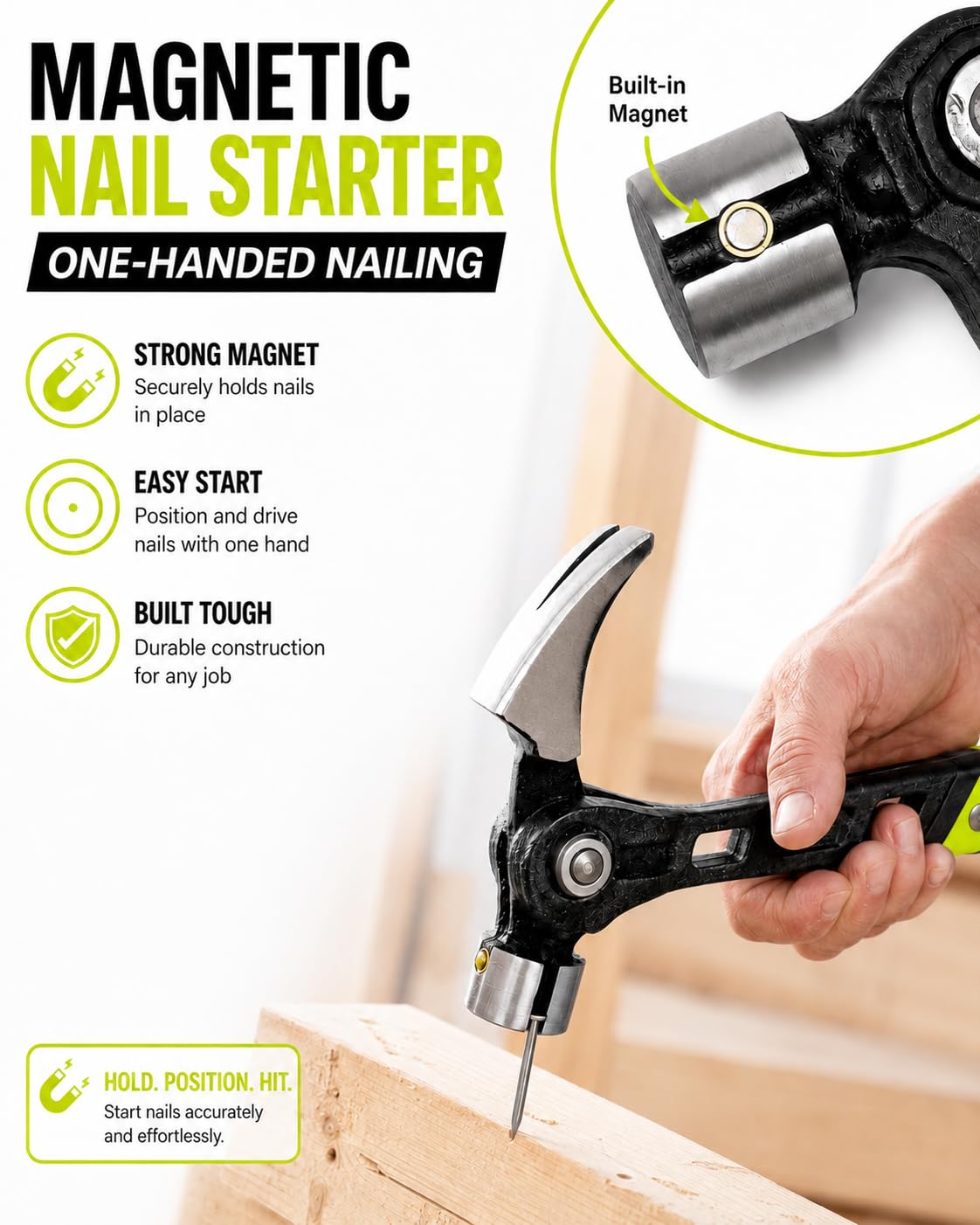 Adjustable Claw Hammer