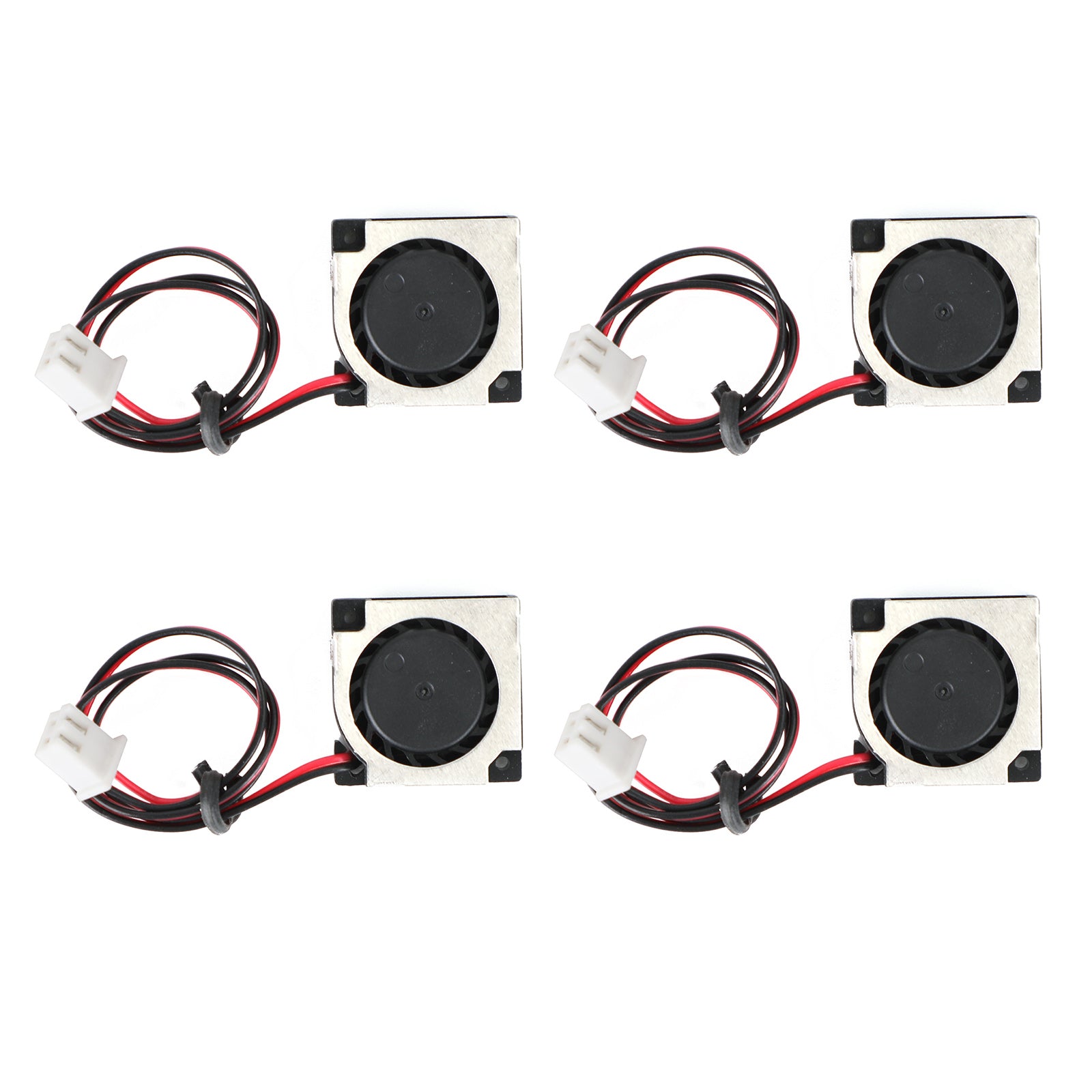 2 Pin Wire 4Pc Brushless DC Cooling Blower Fan 5V 20065VS 20x20x6mm
