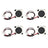 2 Pin Wire 4Pc Brushless DC Cooling Blower Fan 5V 20065VS 20x20x6mm