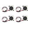 2 Pin Wire 4Pc Brushless DC Cooling Blower Fan 5V 20065VS 20x20x6mm