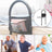 Foldable Bed Rail Safety Assist Handle Hand Guard Grab Bar Elderly Handicap