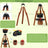 42Pcs Camping Pretend Play Tent Toy Campfire Kids Camping Set with Tent73