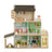3Story Wooden Lighting Doll House With Balcony 20 Accessories Toy For 3+Year Kid