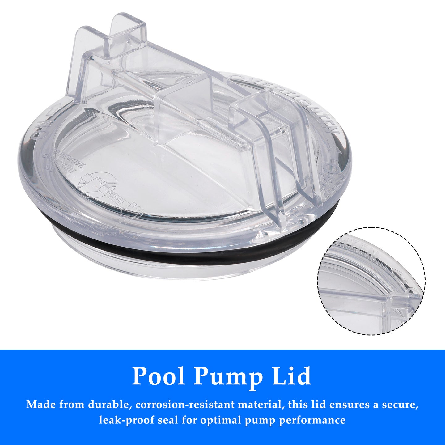 For CMP 25304-000-020 Sta-Rite Replacement Dura Glass Pump Lid C3-139P1