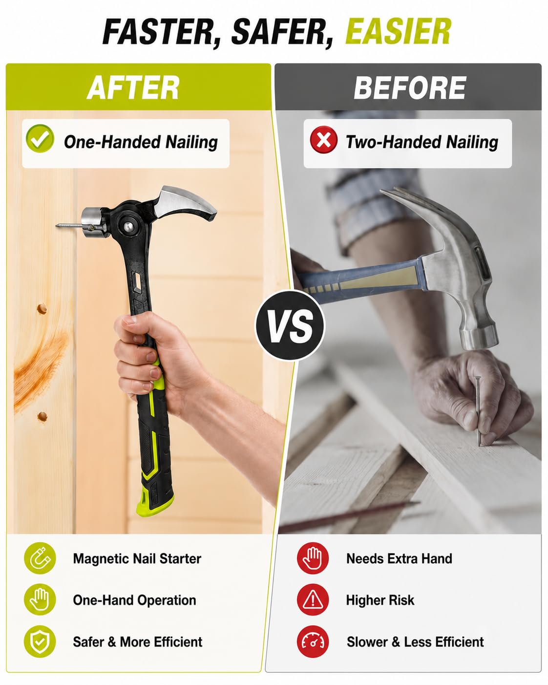 Adjustable Claw Hammer