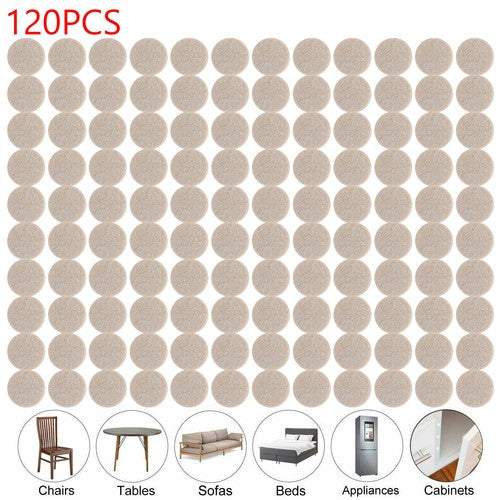 Furniture Table Chair Leg Non-Slip Self-Adhesive Floor Protector EVA Sticky Pads, 10mm / 30pads