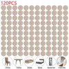 Furniture Table Chair Leg Non-Slip Self-Adhesive Floor Protector EVA Sticky Pads, 10mm / 30pads