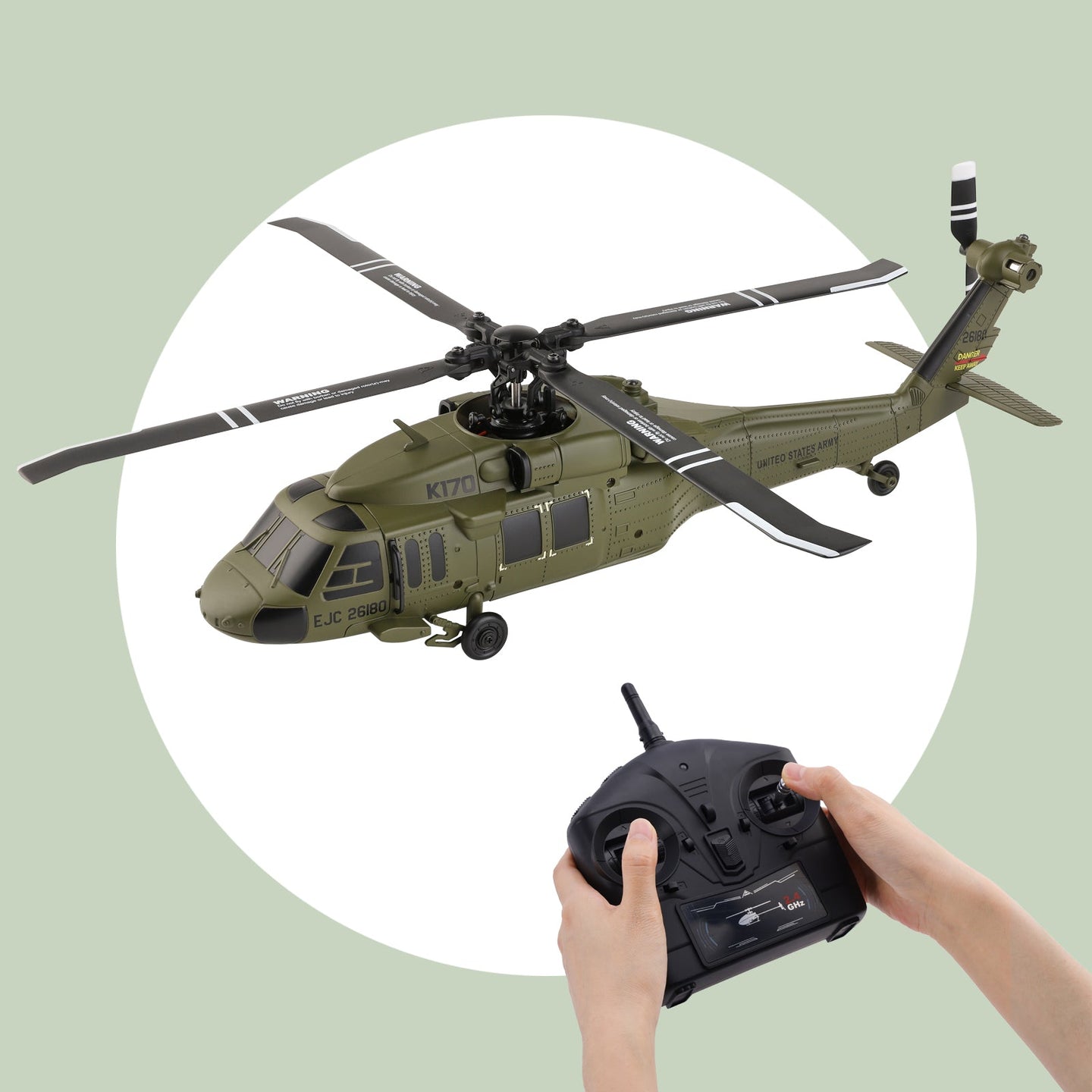 UH-60L RC Helicopter for Kids a?? 4CH Brushless with Auto Landing