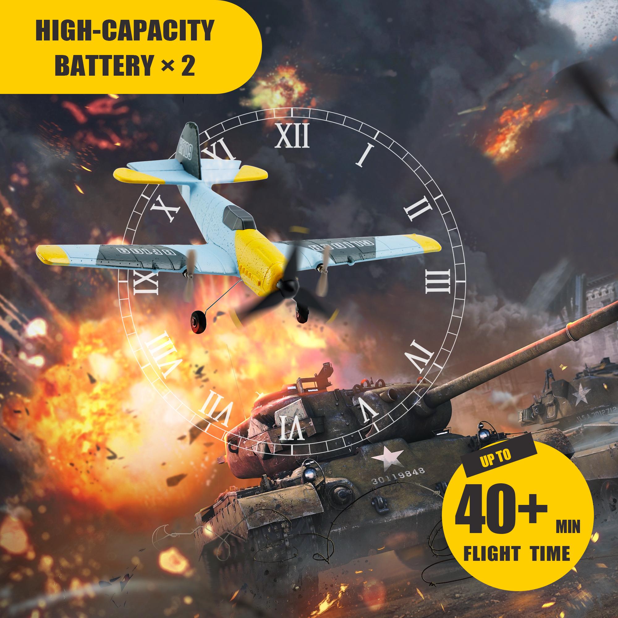 RC Fighter Airplane Collection – BF-109 & P-51 Mustang Models