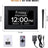 Large Digital Calendar Clock for Seniors with Date, Day & 12 Alarms
