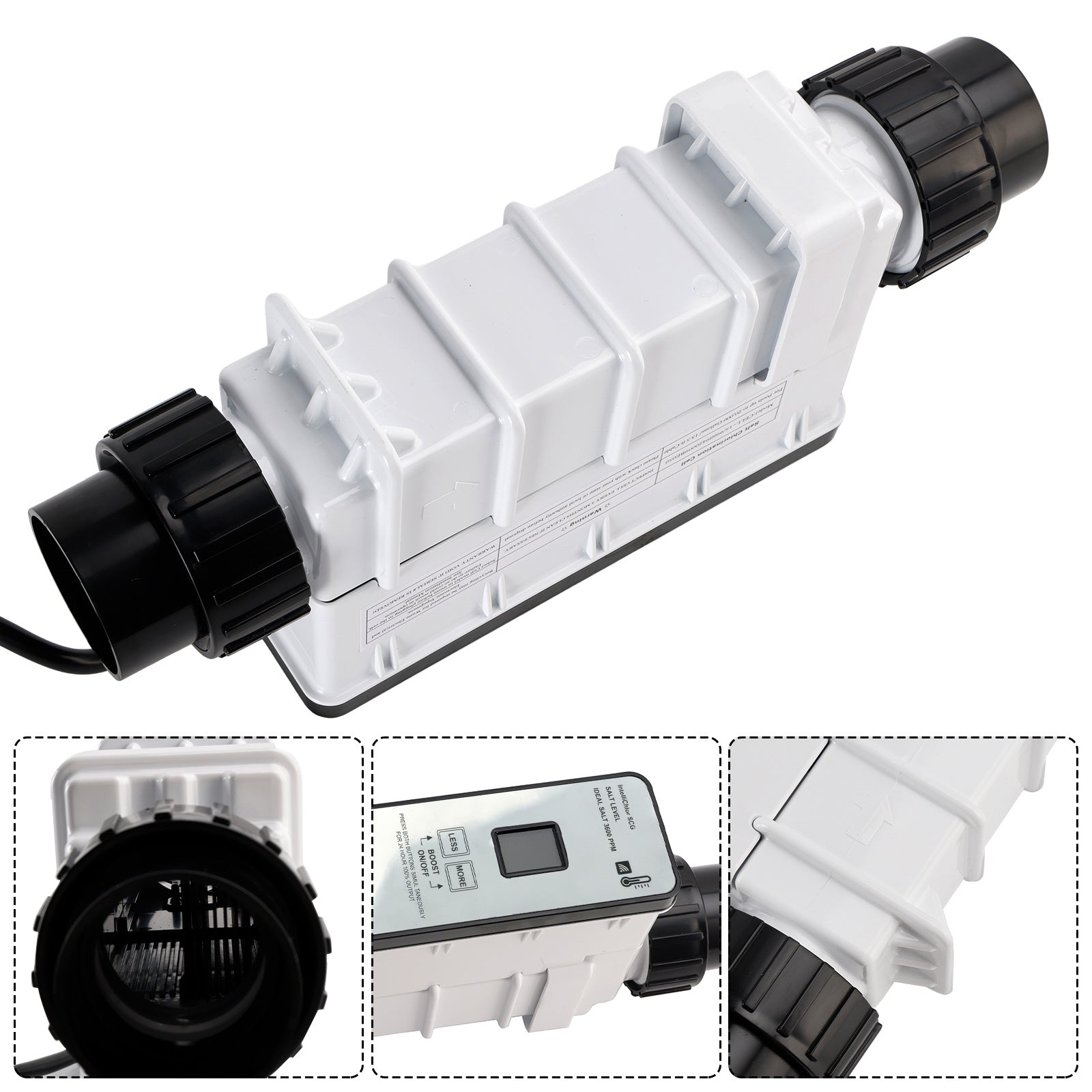 IC20 Salt Chlorine Generator System, Replacement for Pentair IntelliChlor, for Pools up to 20,000 Gallons
