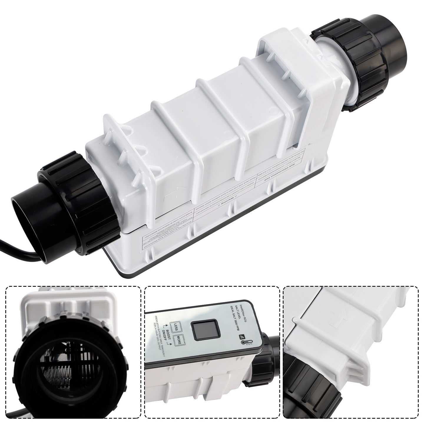 IC20 Salt Chlorine Generator System, Replacement for Pentair IntelliChlor, for Pools up to 20,000 Gallons