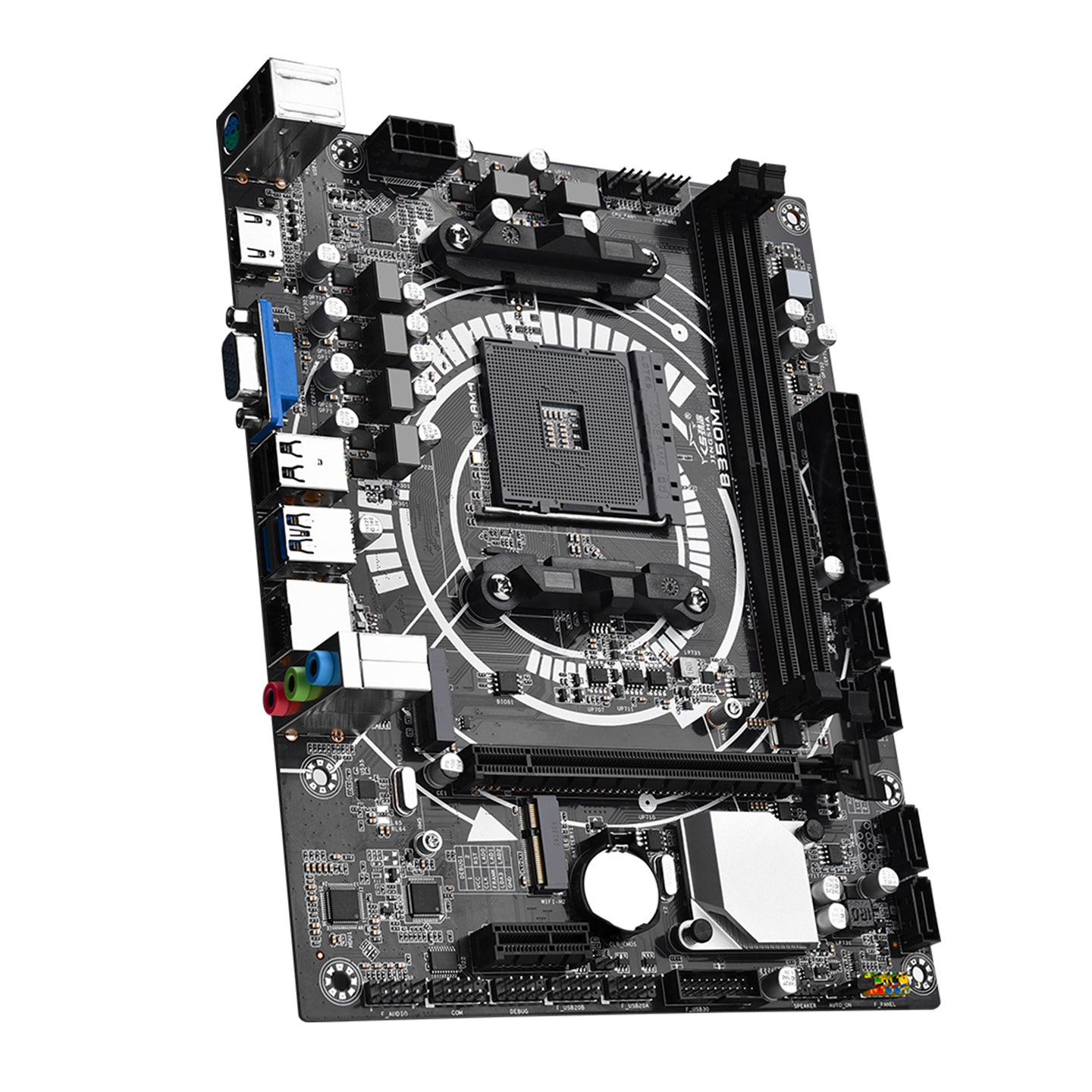 B350M-K Computer Motherboard AMD Socket AM4 CPU WIFI NVME Gigabit Network Card