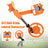 GT260 Kids Child Treasure Seeker Beginners Metal Detector Waterproof 6.3" Coil