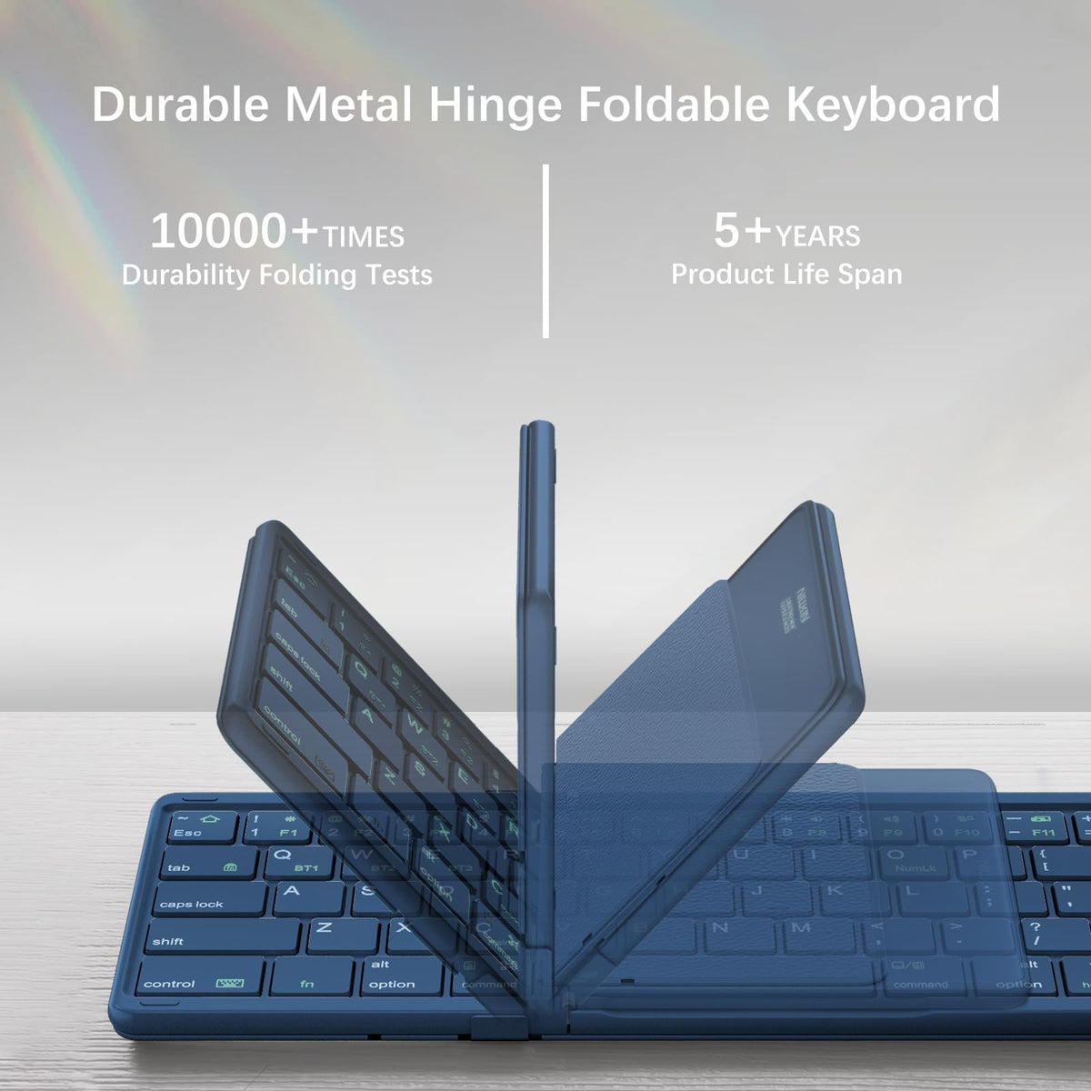 Tri-Fold Bluetooth Keyboard