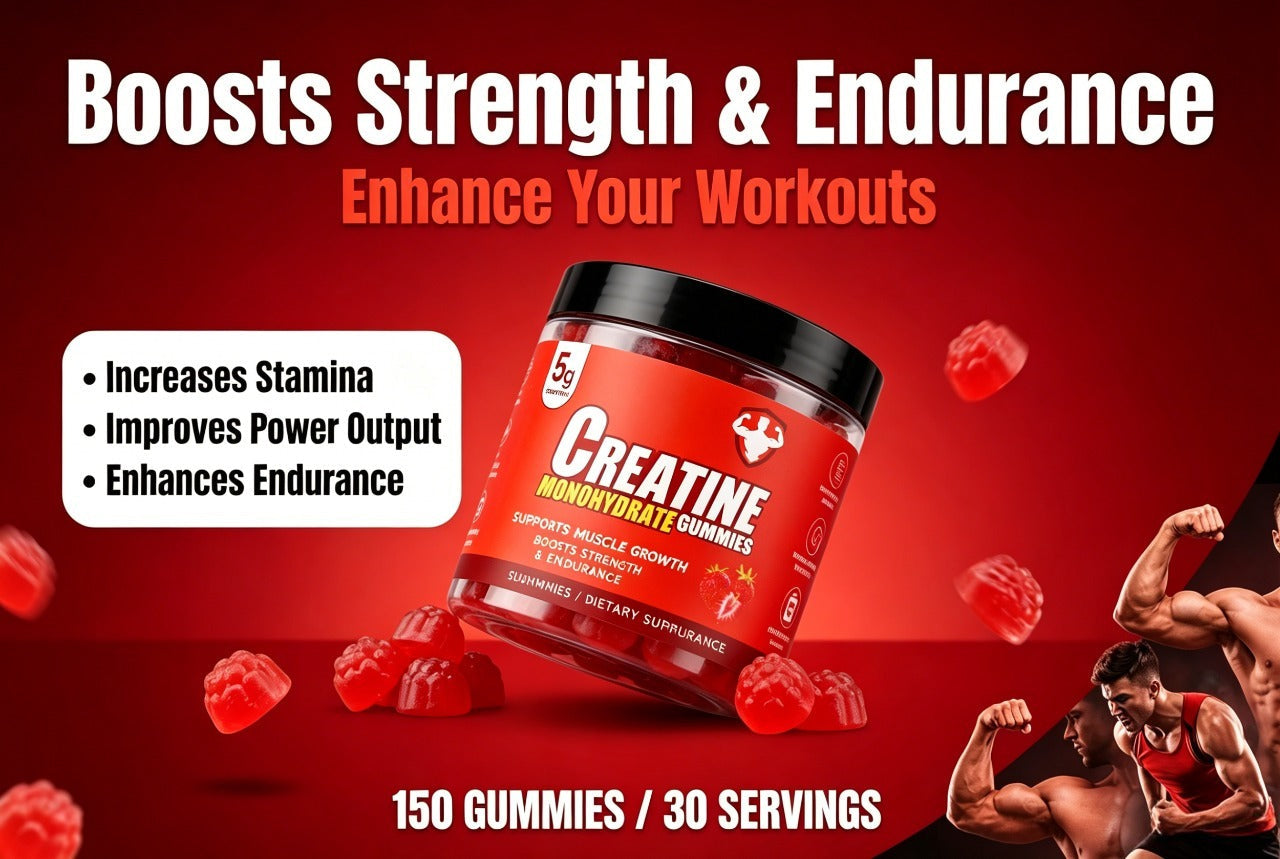 Topteng  Strawberry-flavored Creatine Monohydrate Gummies